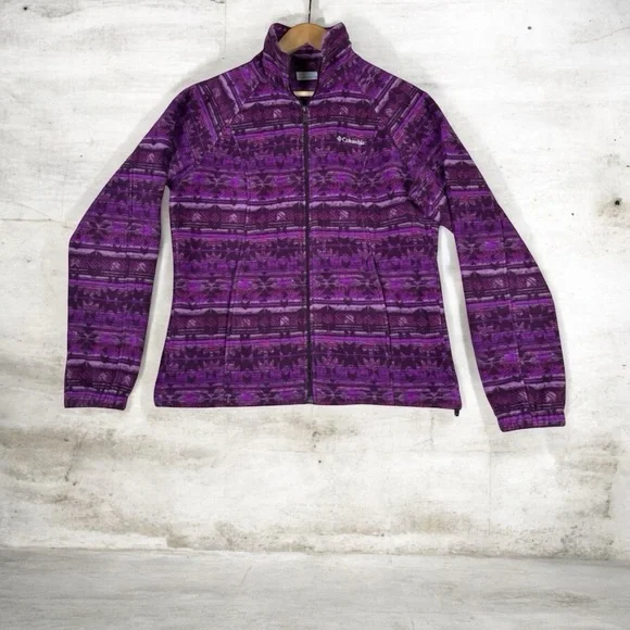 Columbia Aztec Patterned Fleece Jacket - Picture 3 of 6
